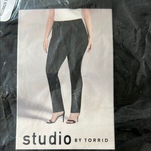 Torrid Black Straight Leg Stretch Pants Plus Size 18R